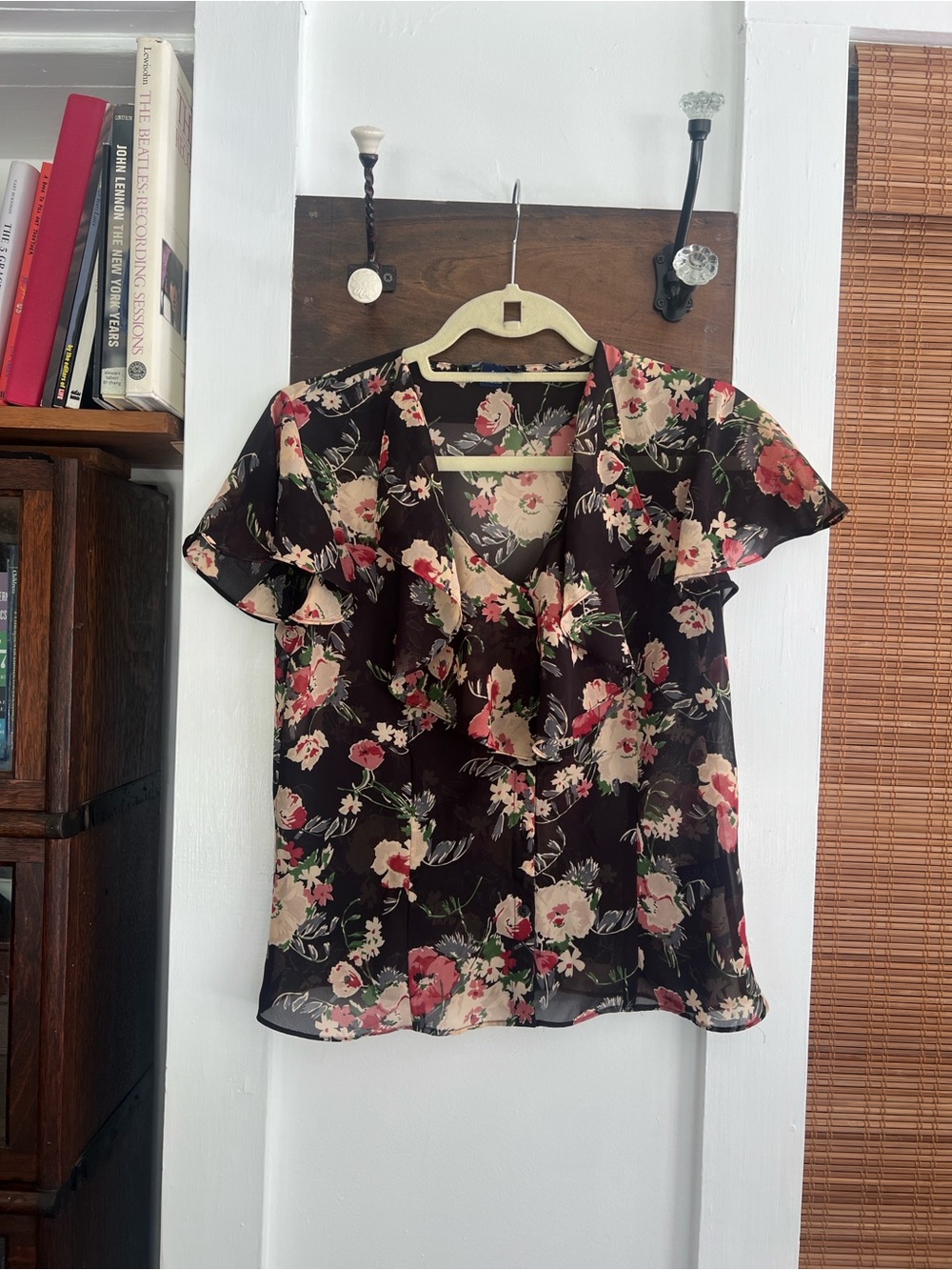 Floral blouse chaps